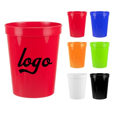12 Oz. Colored Smooth Plastic Party Cup