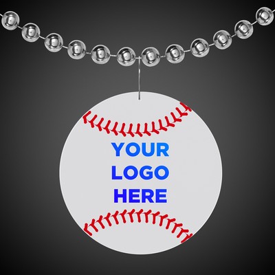 2 1/2" Baseball Plastic Medallion(Digi-Printed)